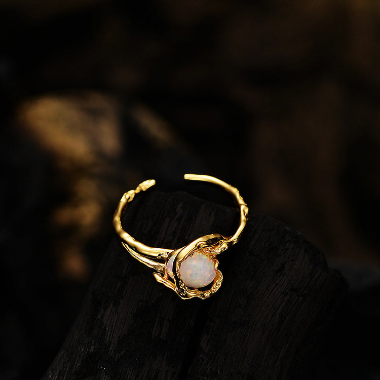 Opal Stone Ring for Women - Fashion Jewelry