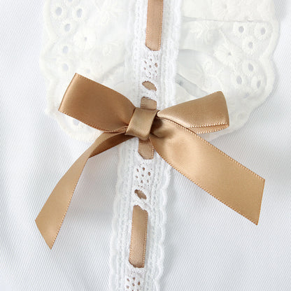 2pcs Set Baby Girl's Summer Dress with Bow Headband