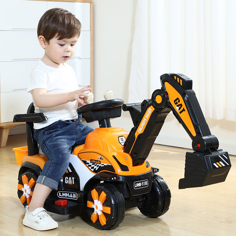 New Electric Excavator Toy for Kids Aged 1-3 Years
