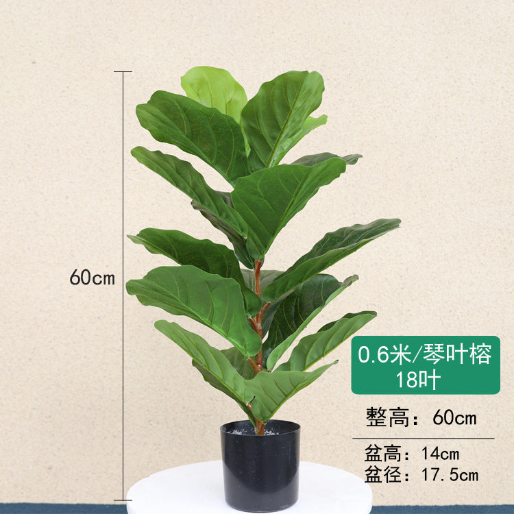 European Style Faux Traveler's Banana Tree Décor